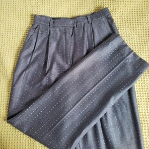 Escada wool/silk blend pleated trousers